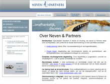 Tablet Screenshot of neven-partners.be